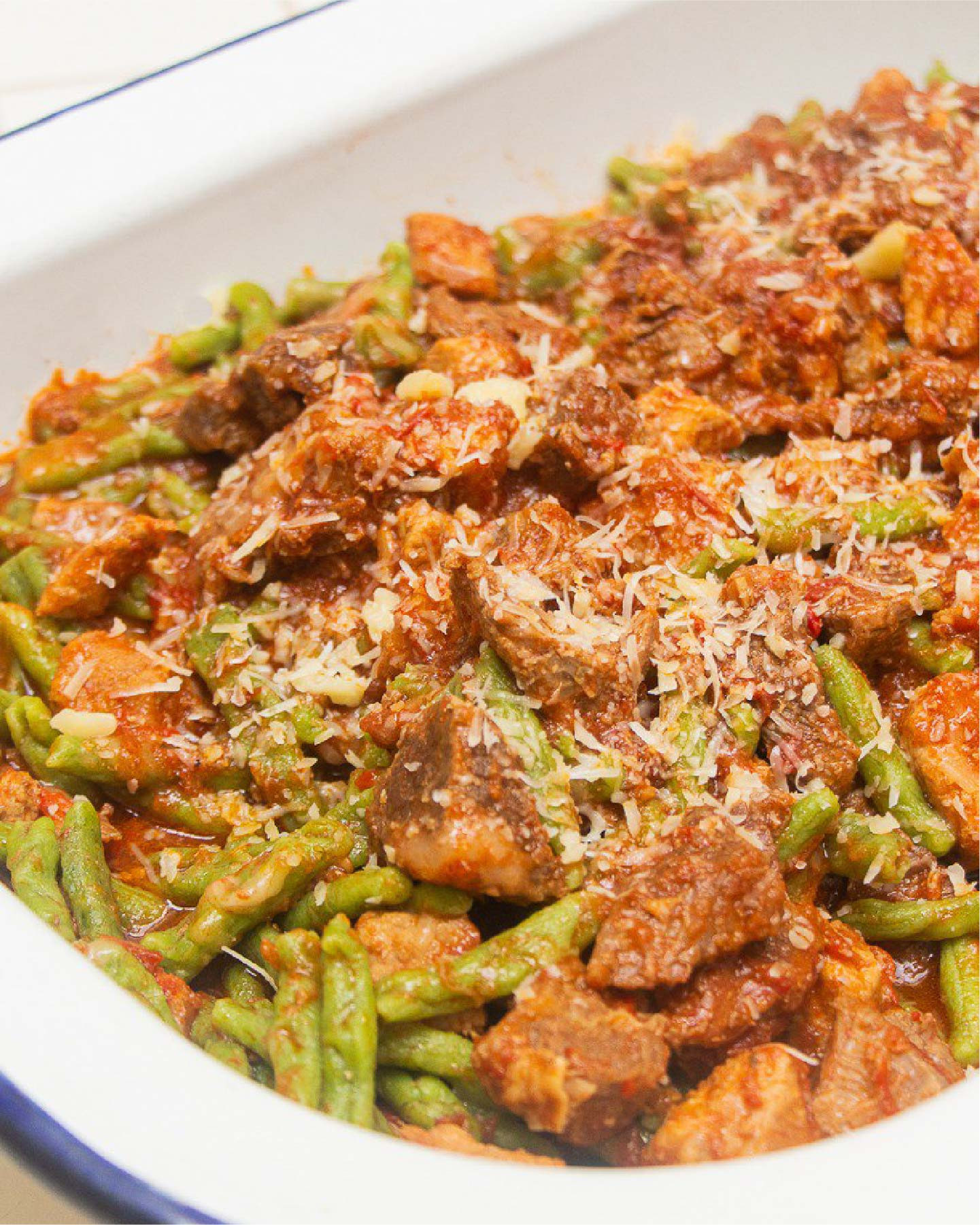 CAVATELLIS COM GUISADO