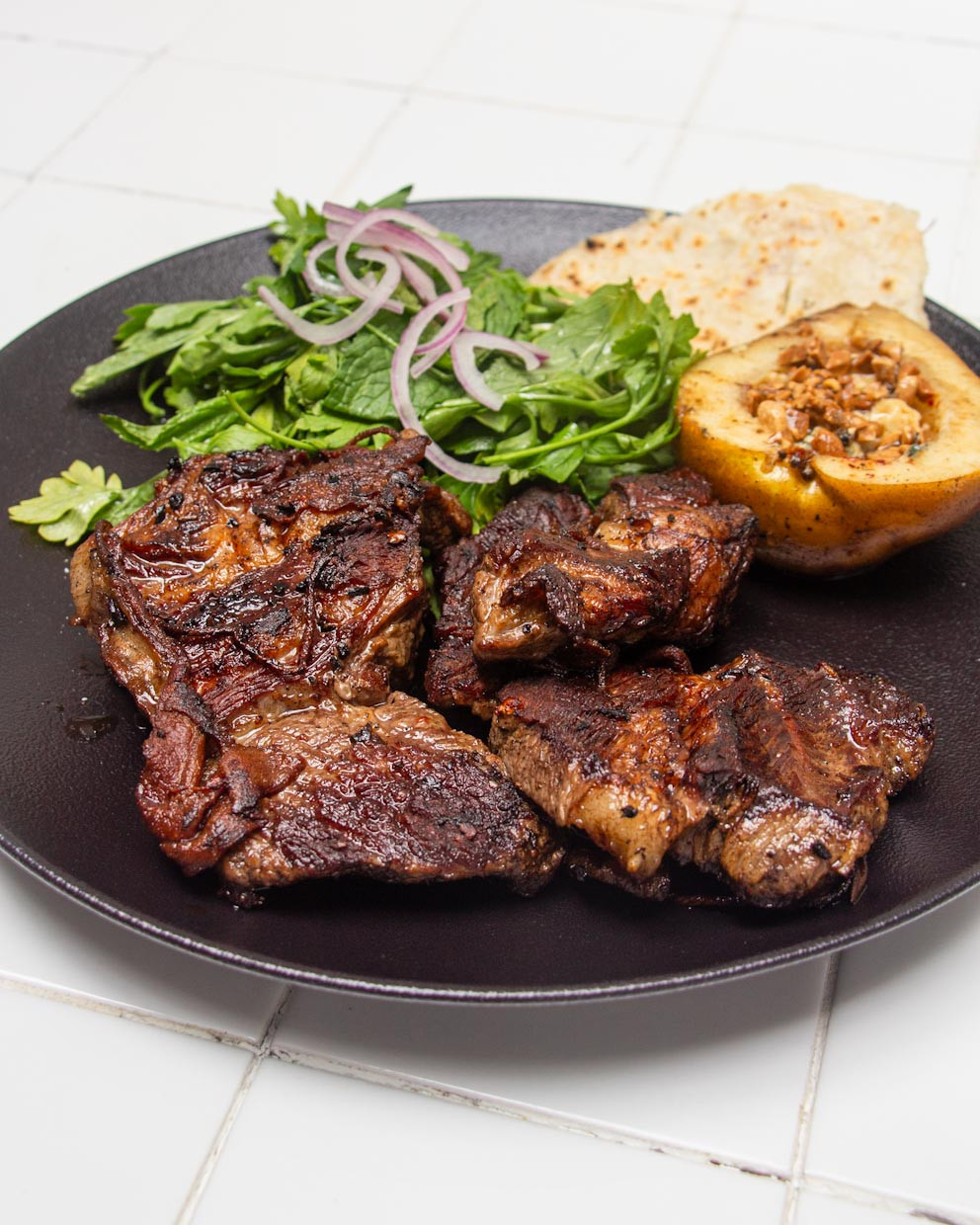 ROASTBEEF COM PERAS RECHEADAS